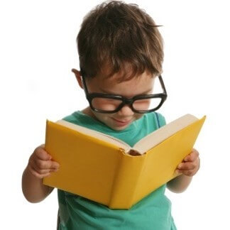 toddler reading book